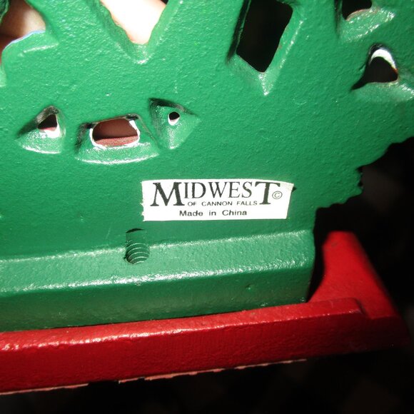 Midwest of Cannon Falls Cast Iron Holiday Tree Christmas 7" Stocking Holder - Picture 6 of 6